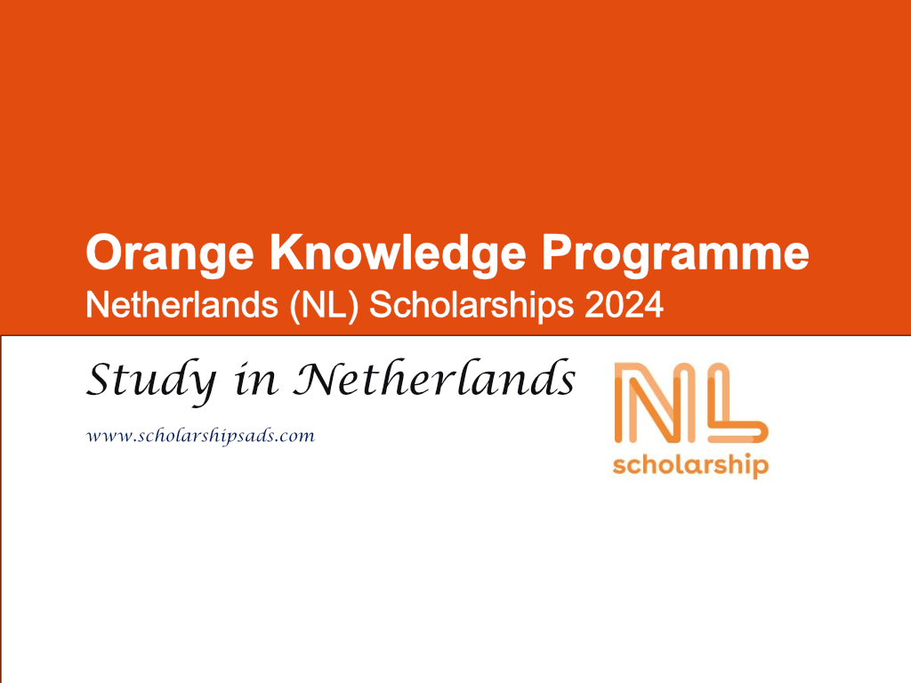 Orange Knowledge Programme Netherlands (NL) Scholarships 2024.