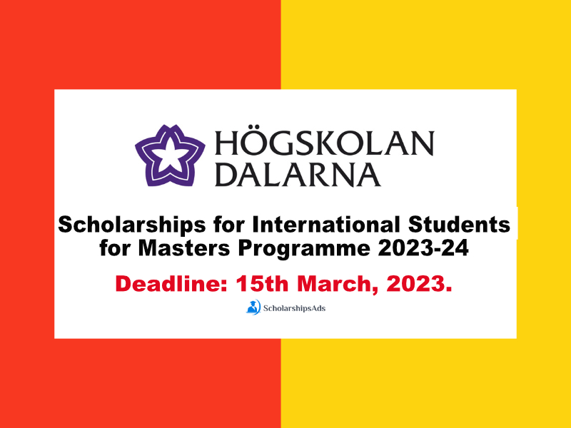 Dalarna University Sweden International Scholarships without IELTS 2023