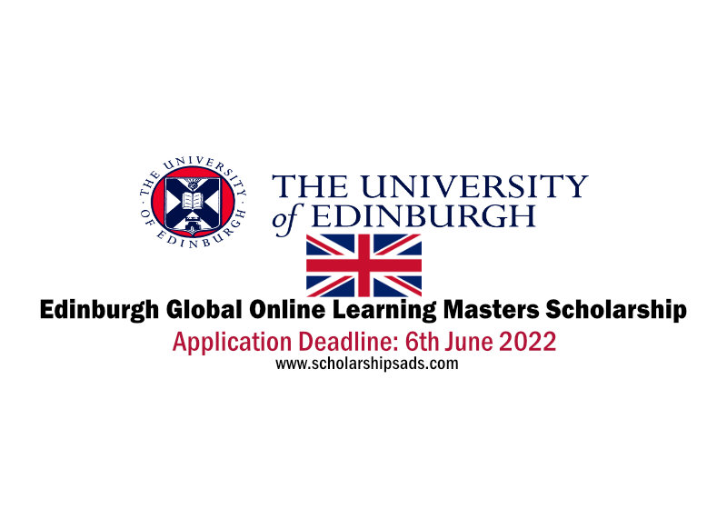 Edinburgh Global Online Learning Masters Scholarships 2022-2023 (Full Tuition Fee)