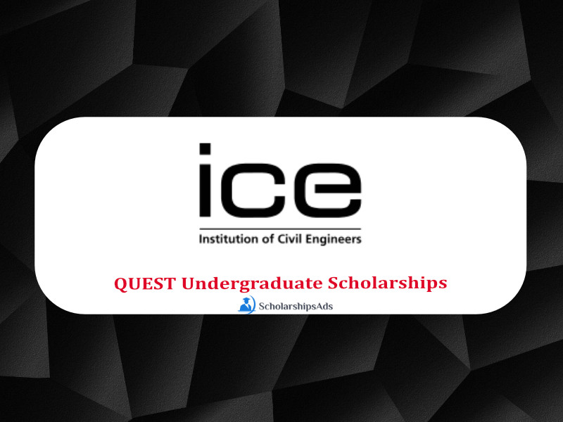 QUEST Undergraduate Scholarships, UK 2022-23