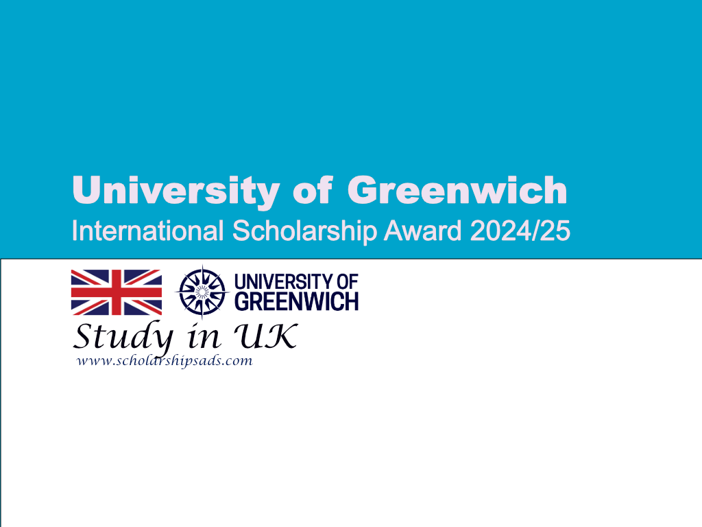 University of Greenwich UK International Scholarship Award 2024