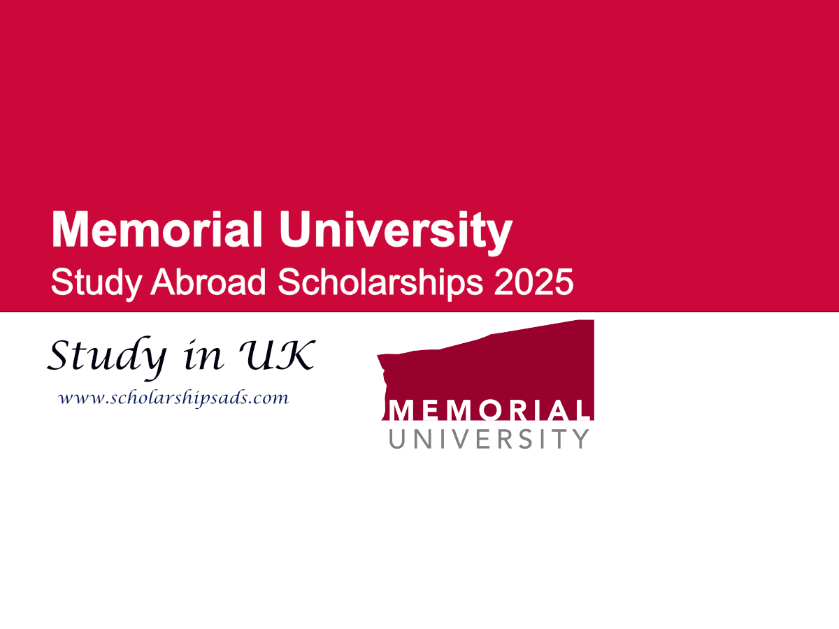 Memorial University UK Study Abroad Scholarships 2025