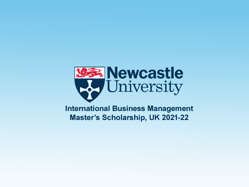 International Business Management Master’s Scholarship, UK 2021-22