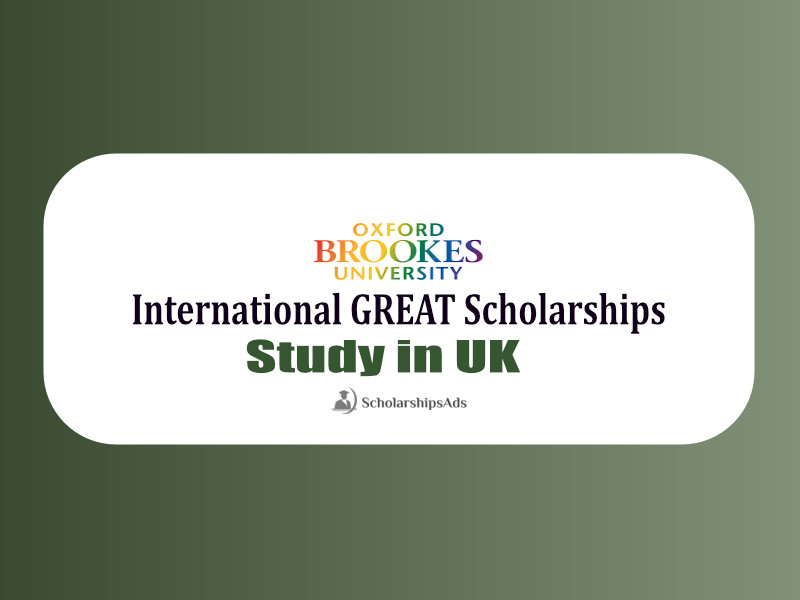Oxford Brookes University GREAT Scholarships, UK 2022