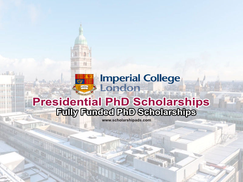 Fully Funded PhD Scholarships at Imperial College London UK 2023-24