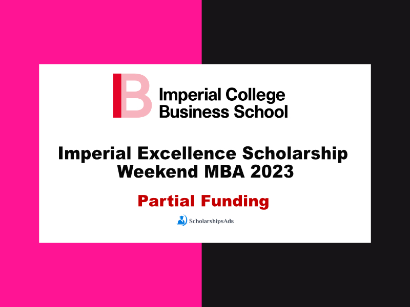 Imperial Excellence Scholarship for Weekend MBA 2023