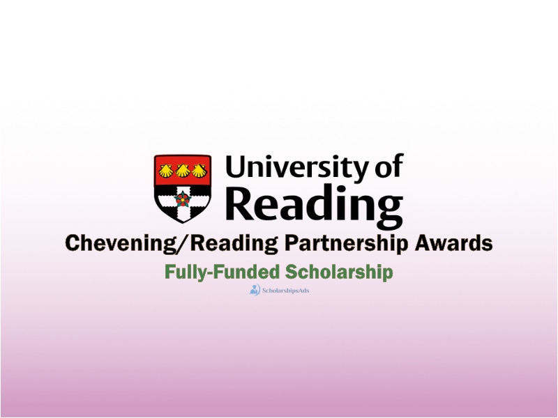 Chevening Partnership Scholarship Awards at University of Reading, UK 2021-22