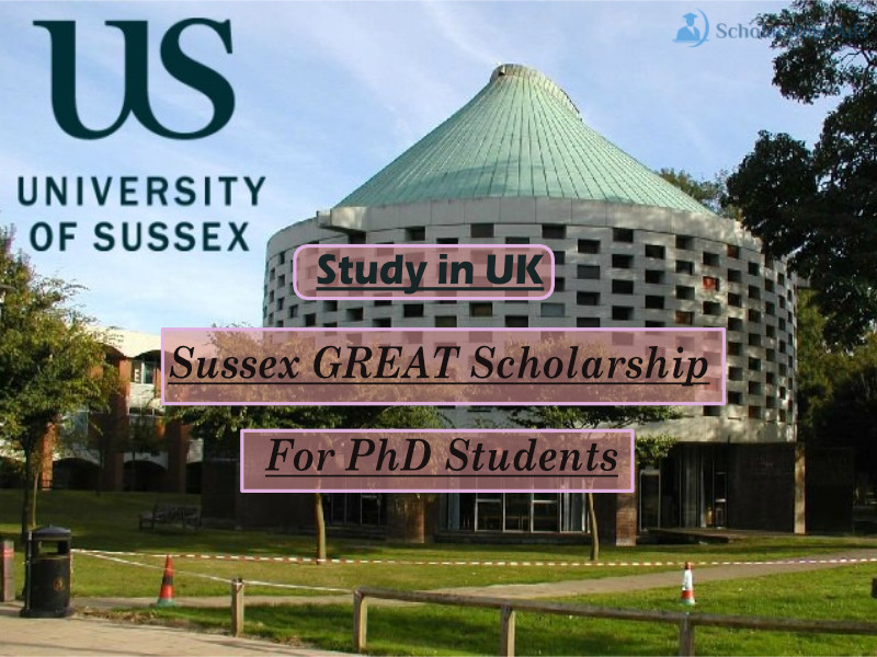 University of Sussex GREAT Scholarship, UK 2022