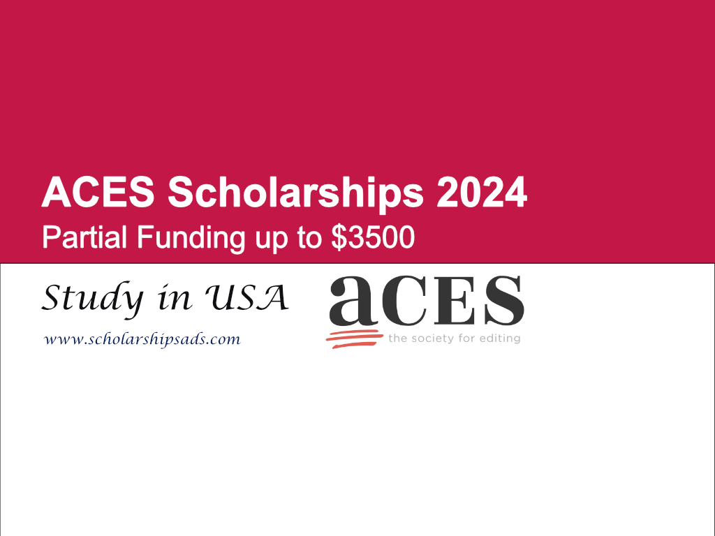 ACES USA Scholarships 2024 (Partial Funding up to $3500)