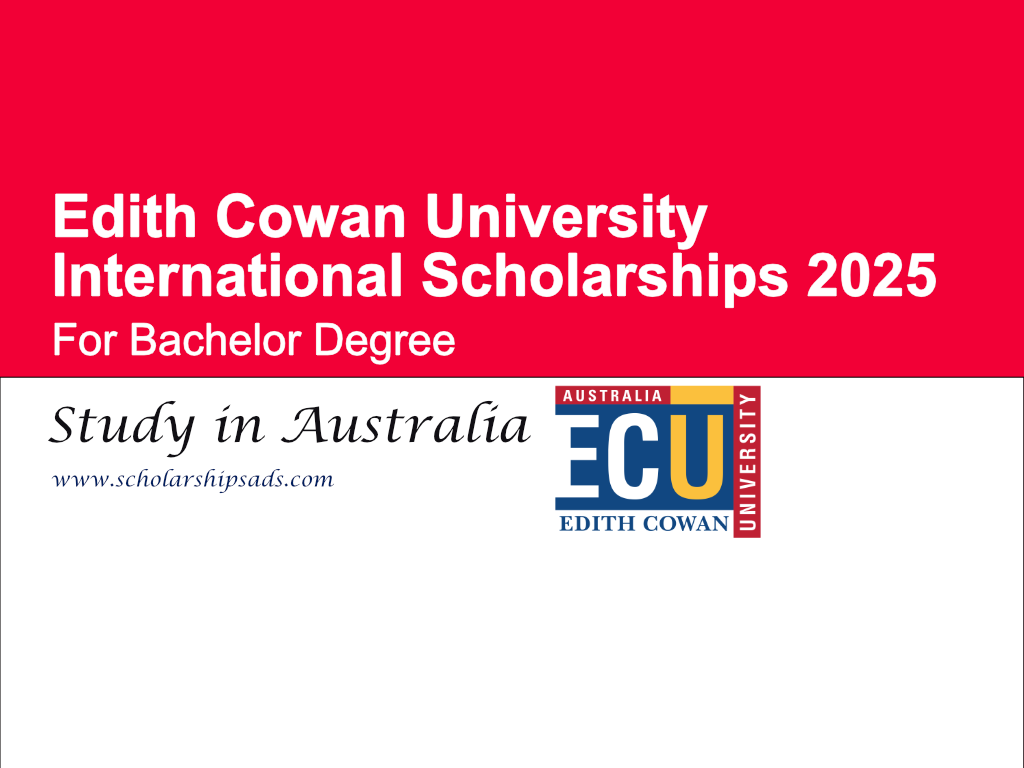 Edith Cowan University Australia International Scholarships 2025 for Bachelor Degree
