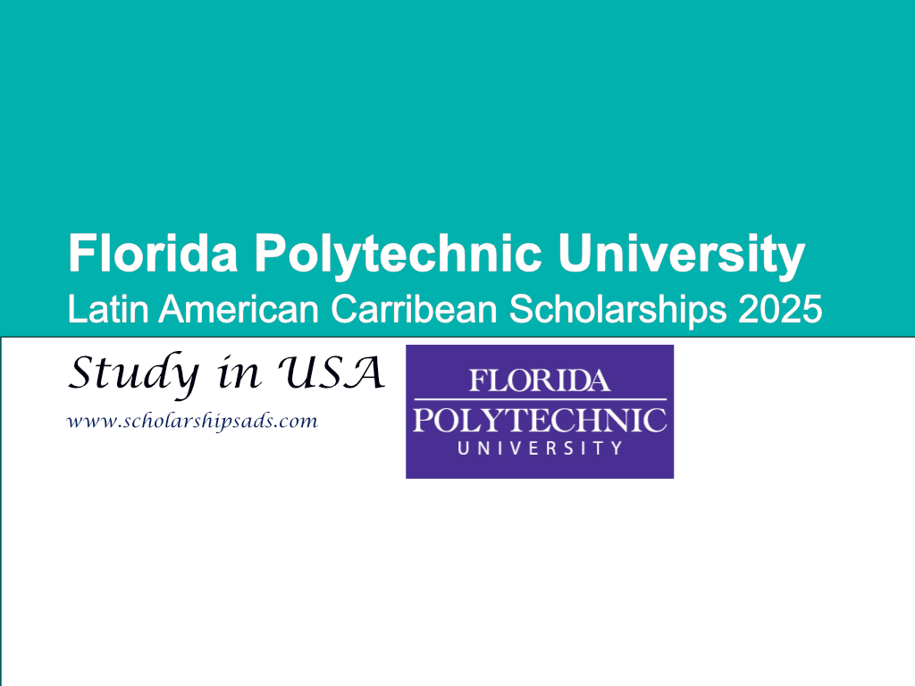 Florida Polytechnic University USA Latin American Carribean Scholarships 2025