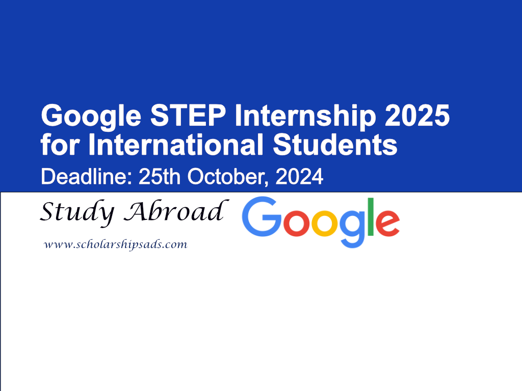 Google STEP Internship 2025 for International Students