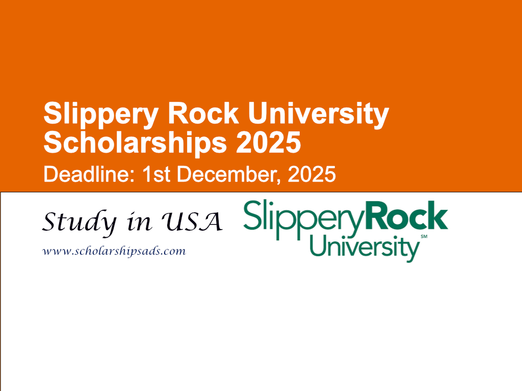 Slippery Rock University USA Scholarships 2025