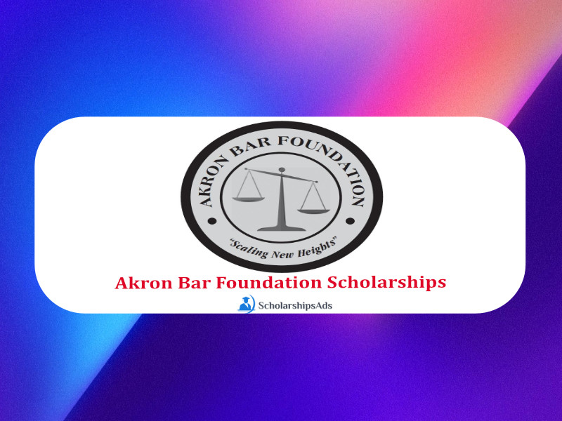 Akron Bar Foundation Scholarships, USA 2022-23