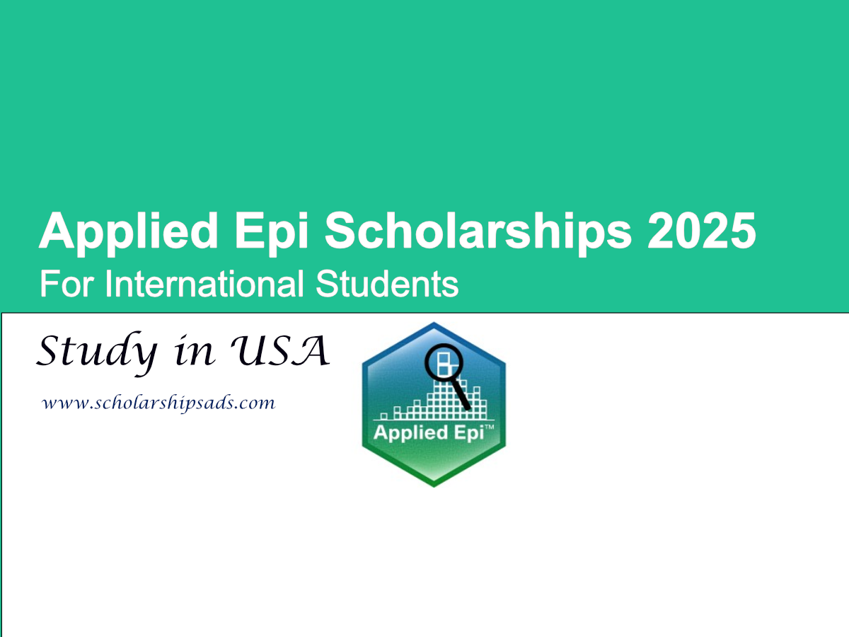 Applied Epi USA Scholarships 2025 for International Students