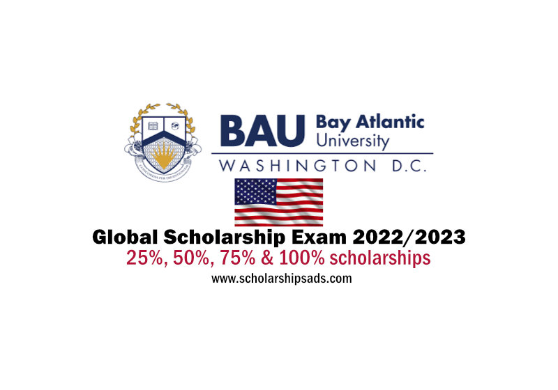 Bay Atlantic University Washington USA Global Scholarship Exam 2023
