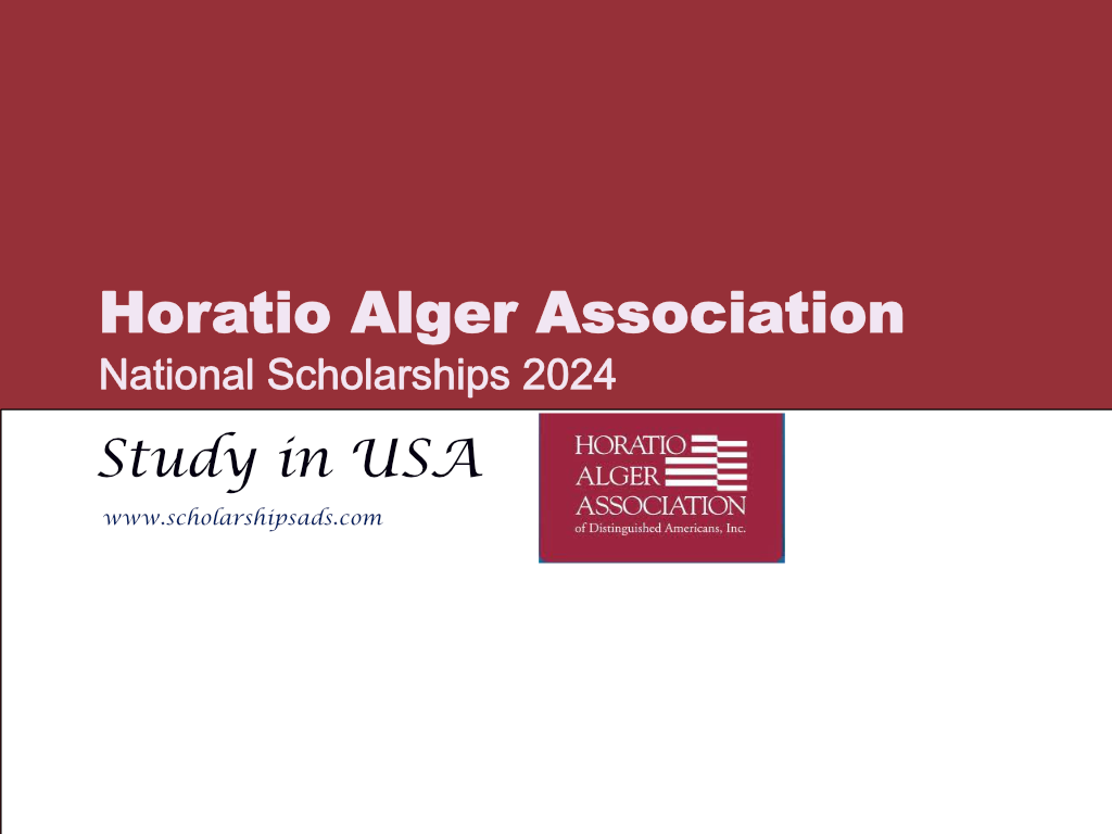 Horatio Alger National Scholarships 2024, USA.