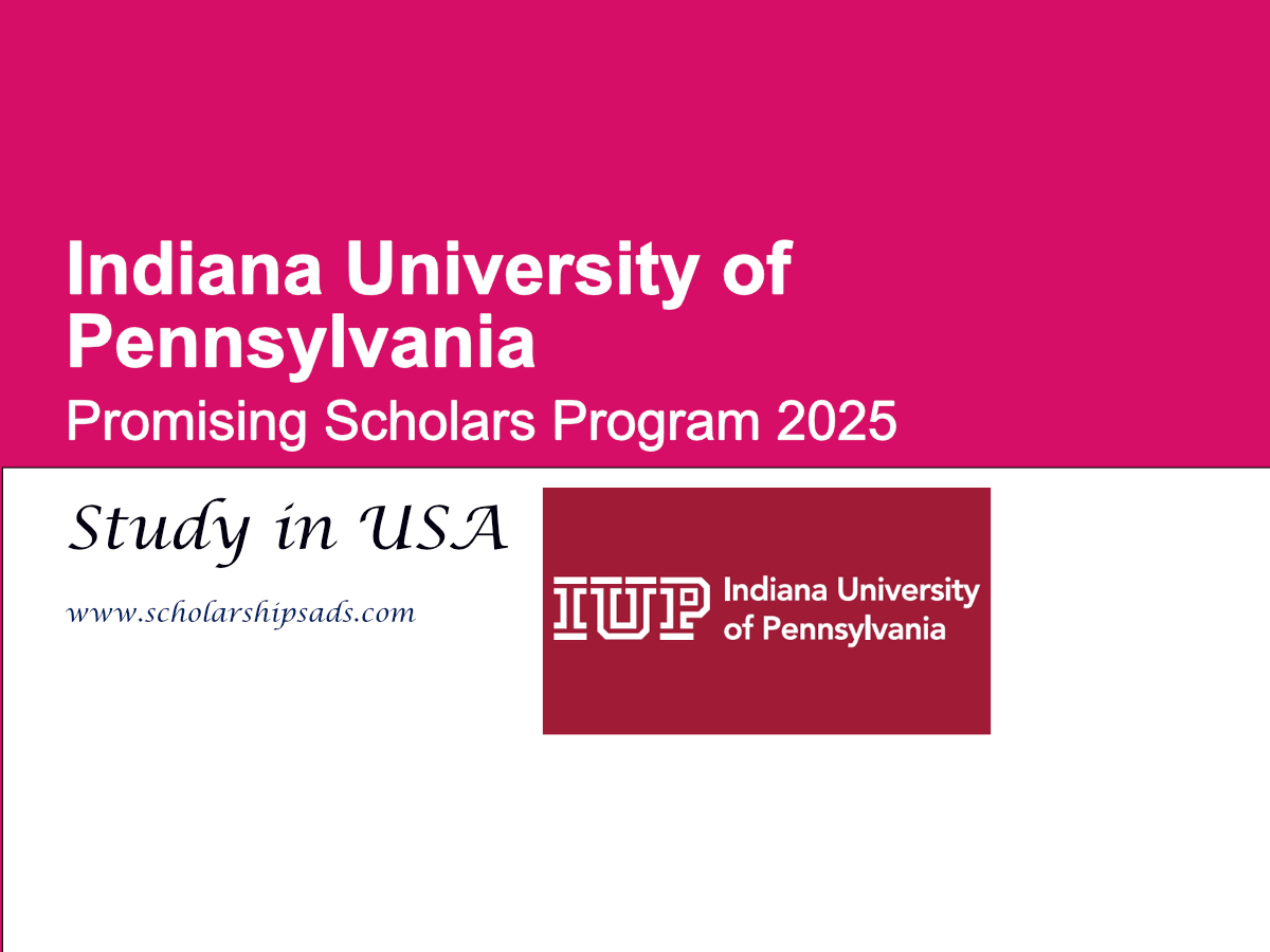 Indiana University of Pennsylvania Scholarship program 2025