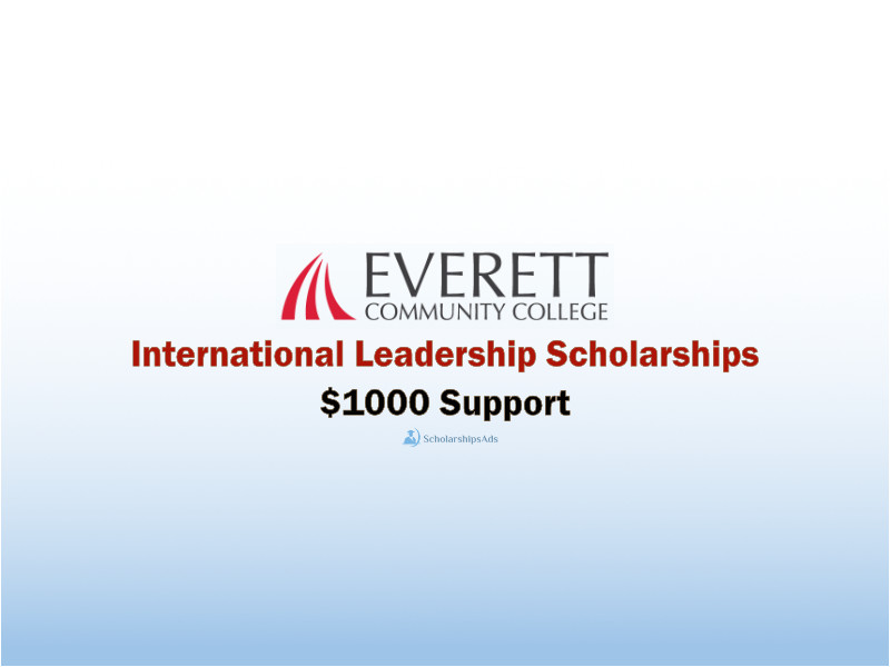 International Leadership Scholarships - Everett Community College USA 2022