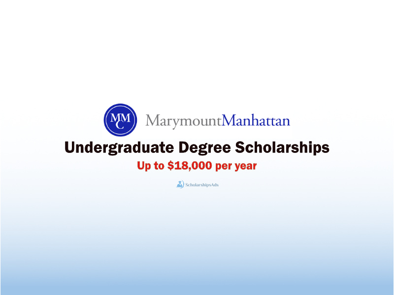 Marymount Manhattan College International Presidential Scholarships in USA