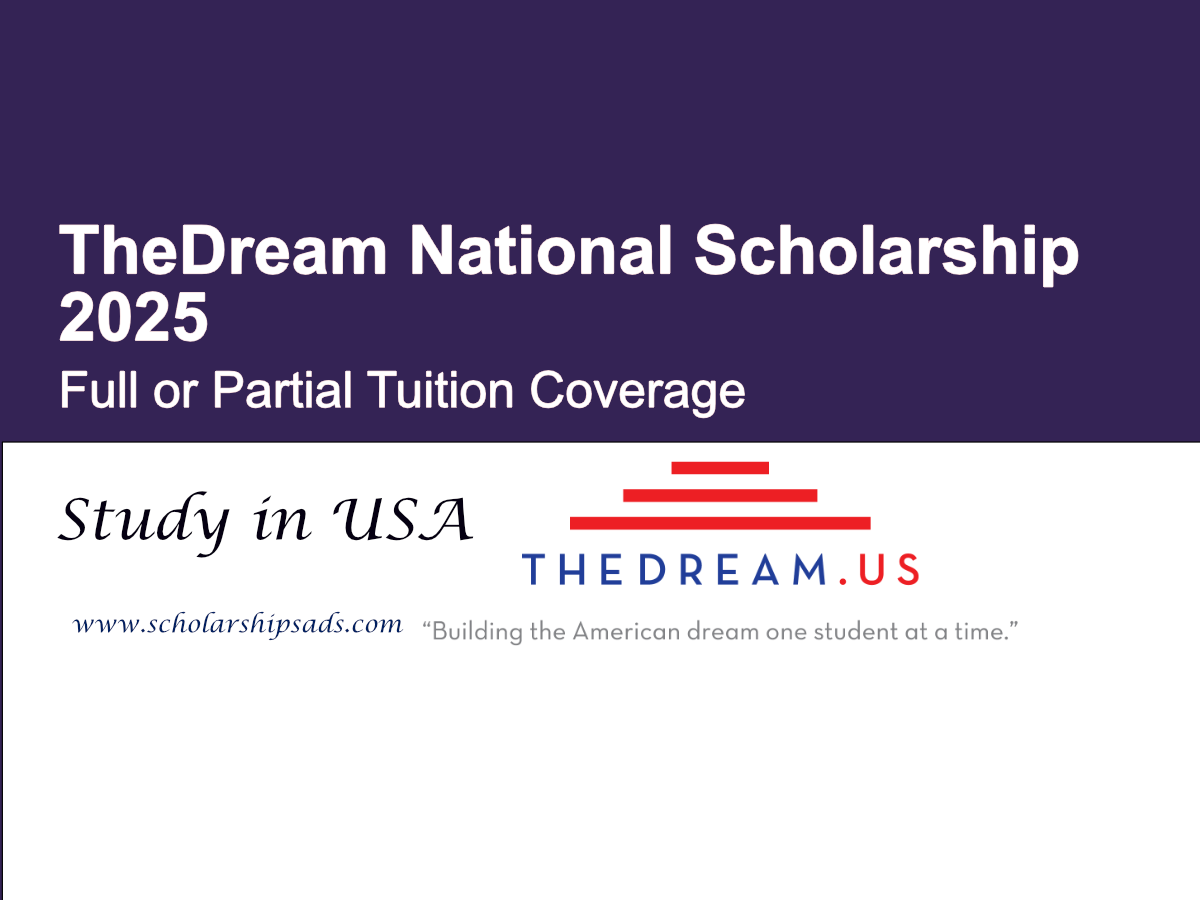 TheDream USA National Scholarship 2025