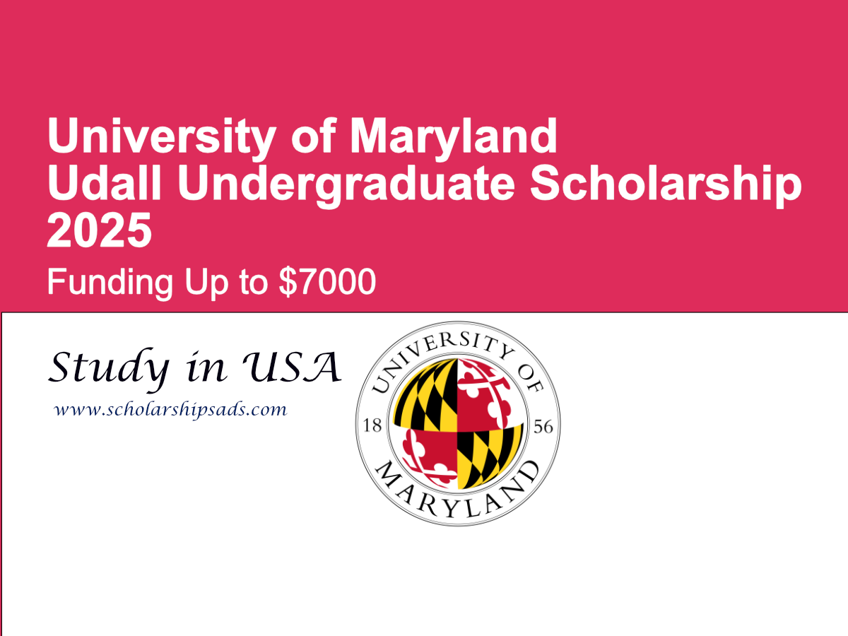 University of Maryland USA Udall Undergraduate Scholarship 2025 (Funding Up to $7000)