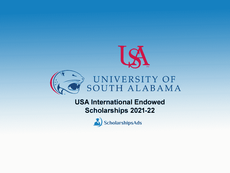 USA International Endowed Scholarships at University of South Alabama, 2021-22