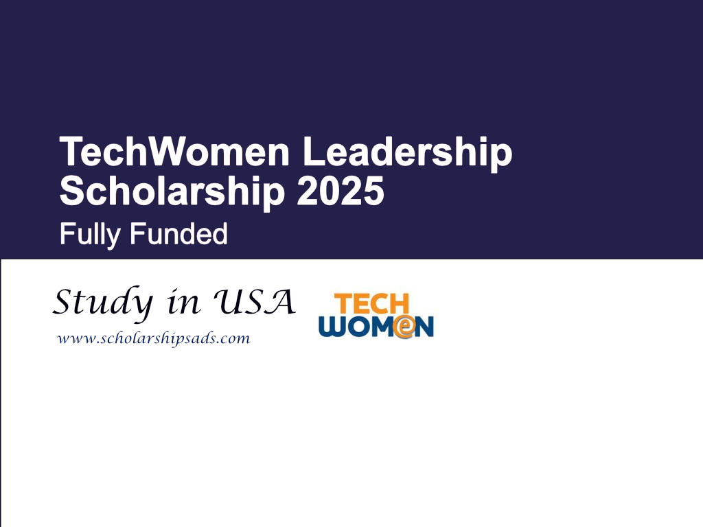 TechWomen Leadership USA Scholarship 2025 (Fully Funded)