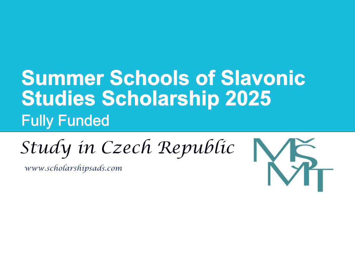 Czech Republic Summer Schools of Slavonic Studies Scholarship 2025 (Fully Funded)