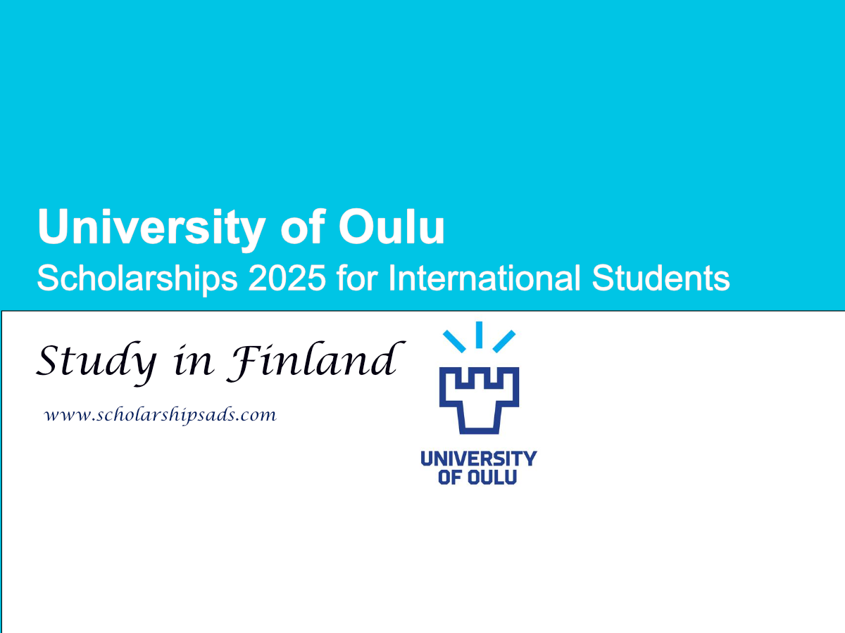 University of Oulu Finland Scholarships 2025 for International Students
