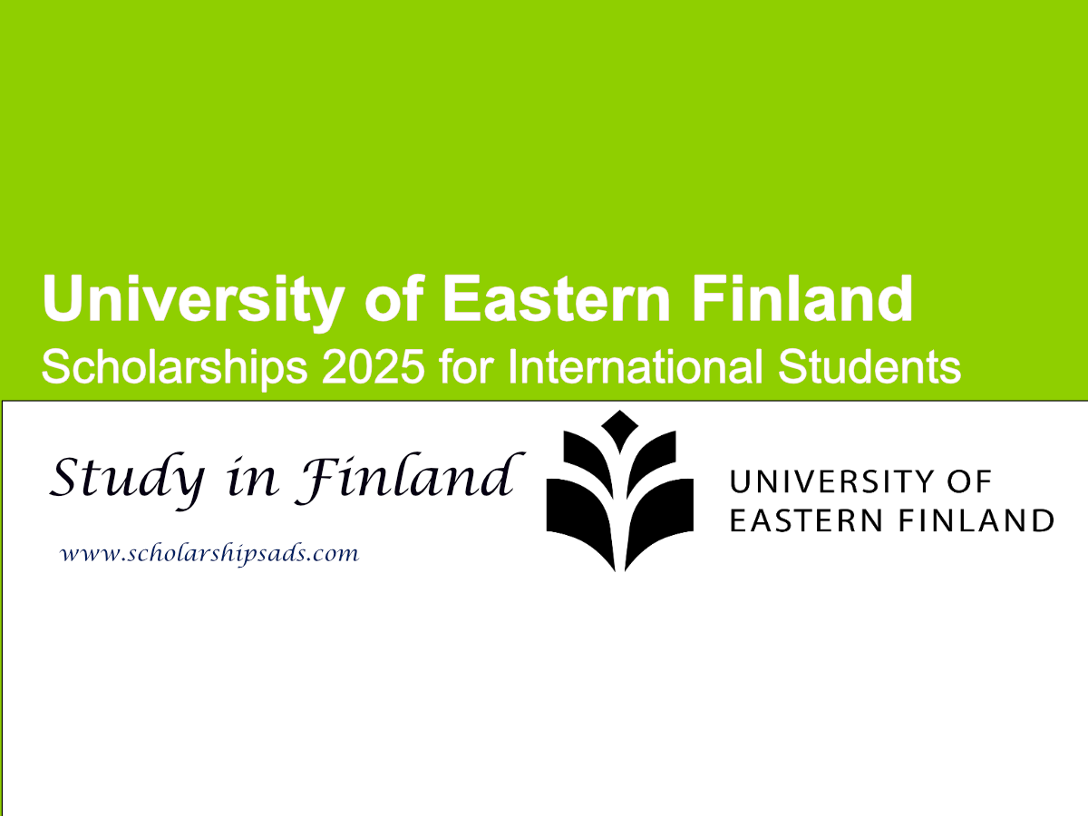 University of Eastern Finland Scholarships 2025 for International Students