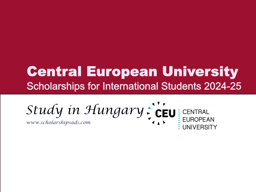 Central European University Scholarships 2024, Hungary.