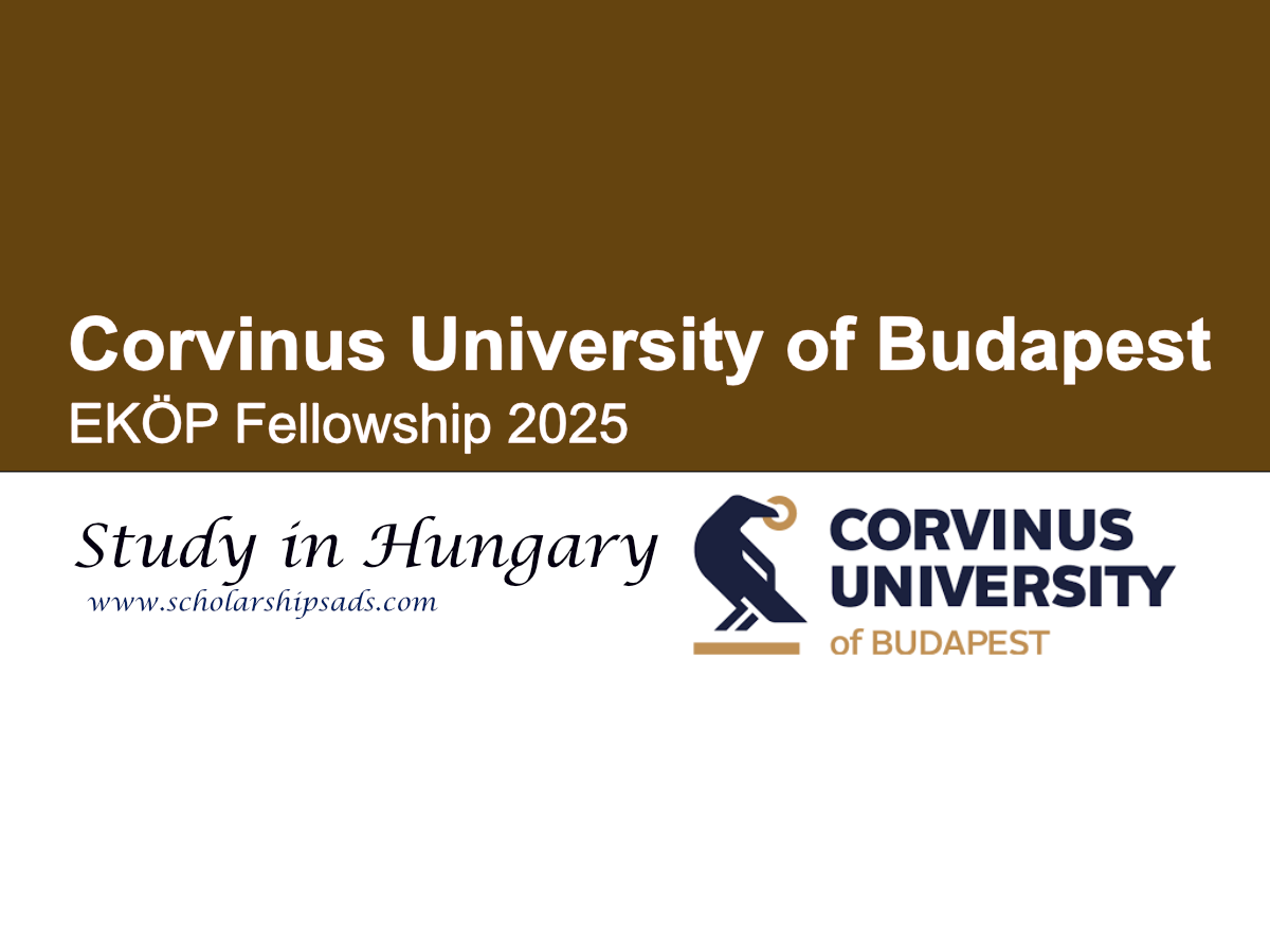Corvinus University of Budapest Hungary EKÖP Fellowship 2025