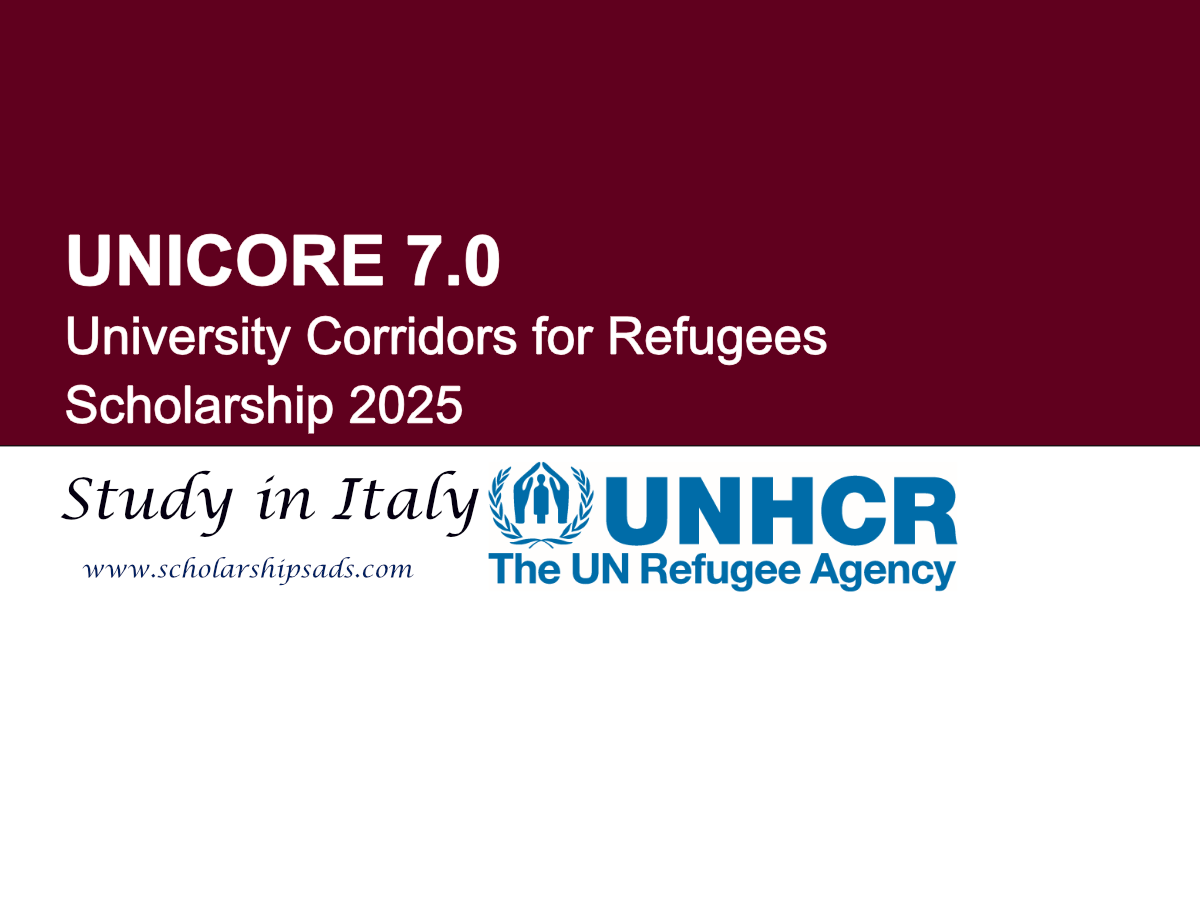 UNICORE 7.0 – University Corridors Italy for Refugees Scholarship 2025
