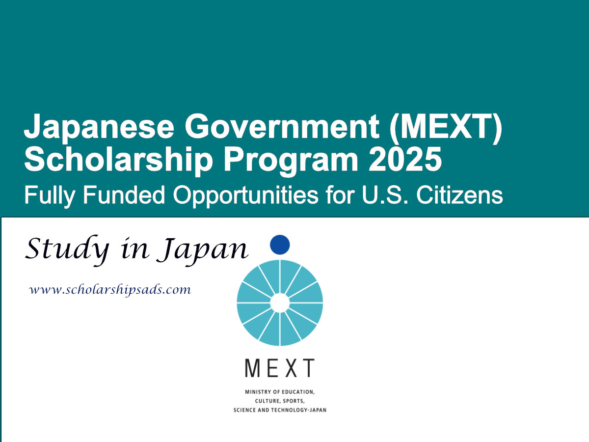 Japanese Government (MEXT) Scholarship Program 2025 Offers Exciting Fully Funded Opportunities for U.S. Citizens