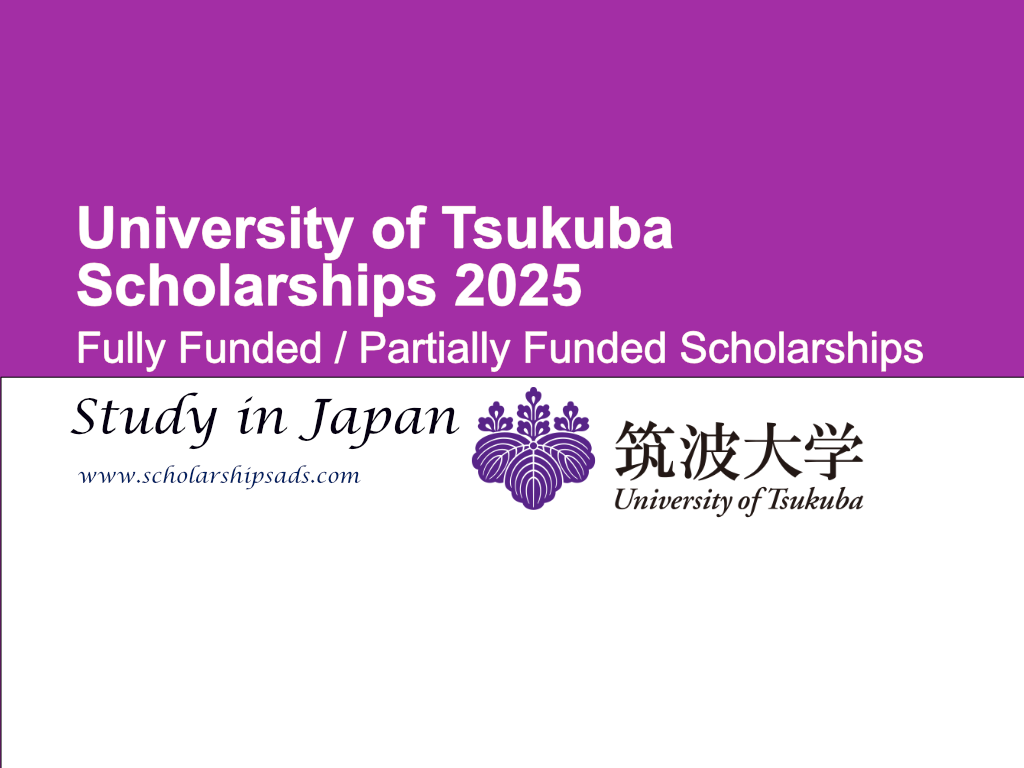 University of Tsukuba Japan Scholarships 2025 (Fully Funded)