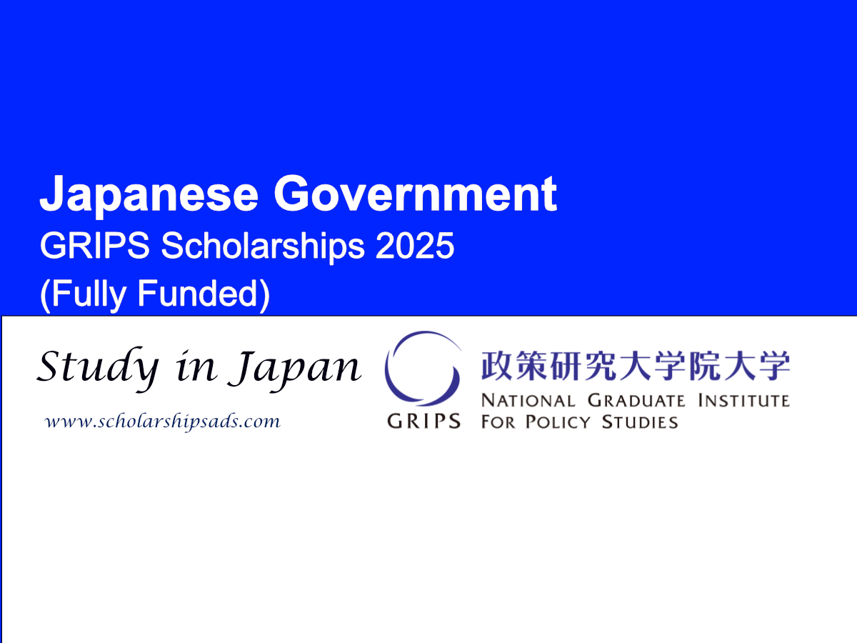 Japanese Government Fully Funded GRIPS Scholarships 2025 in Japan