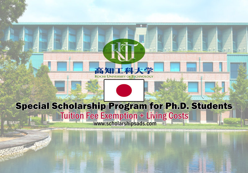 Kochi University of Technology Kami Japan Special Scholarship Program for Ph.D. Students 2023