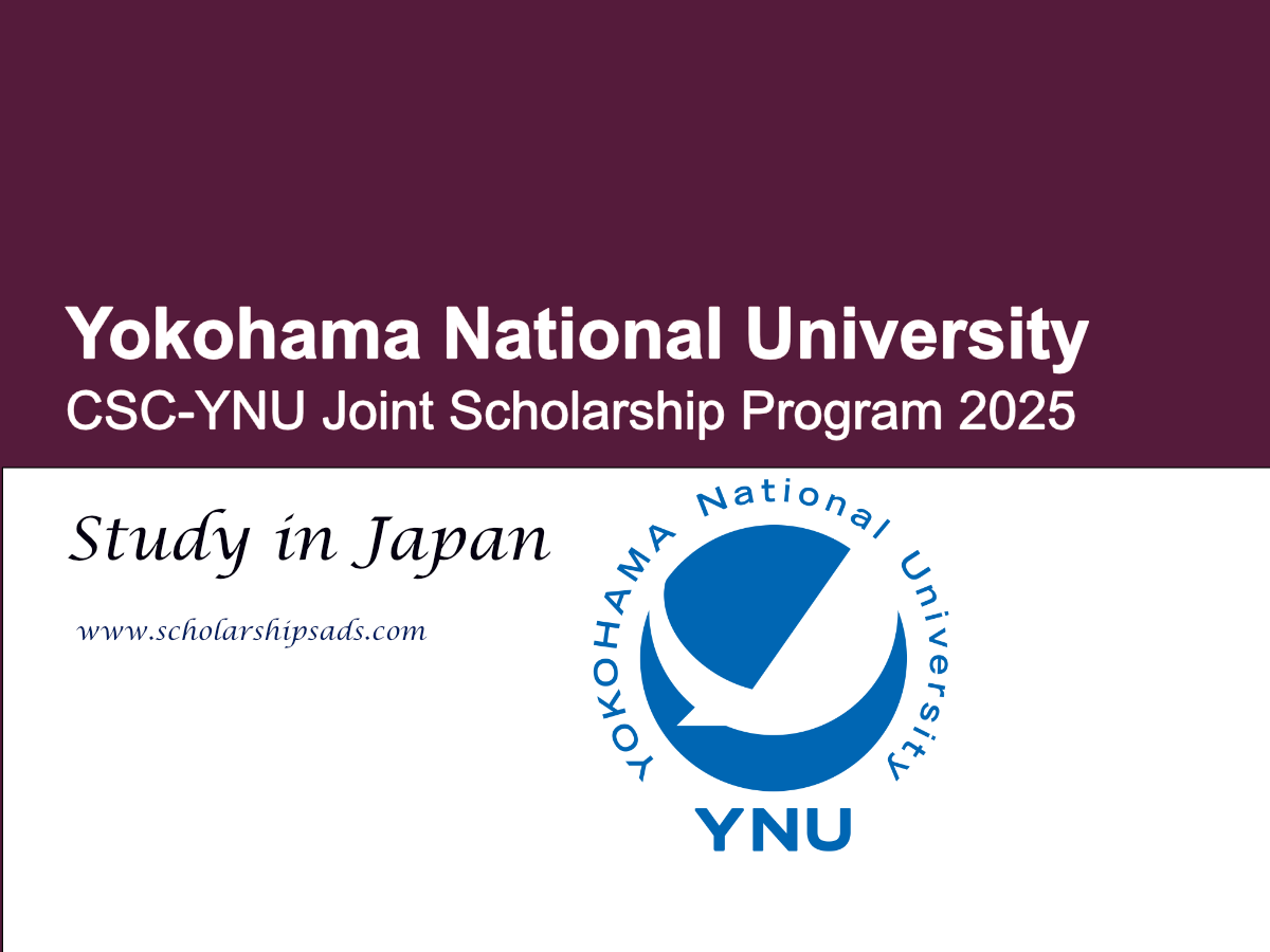 SC-YNU Joint Scholarship Program 2025 -Admissions Open