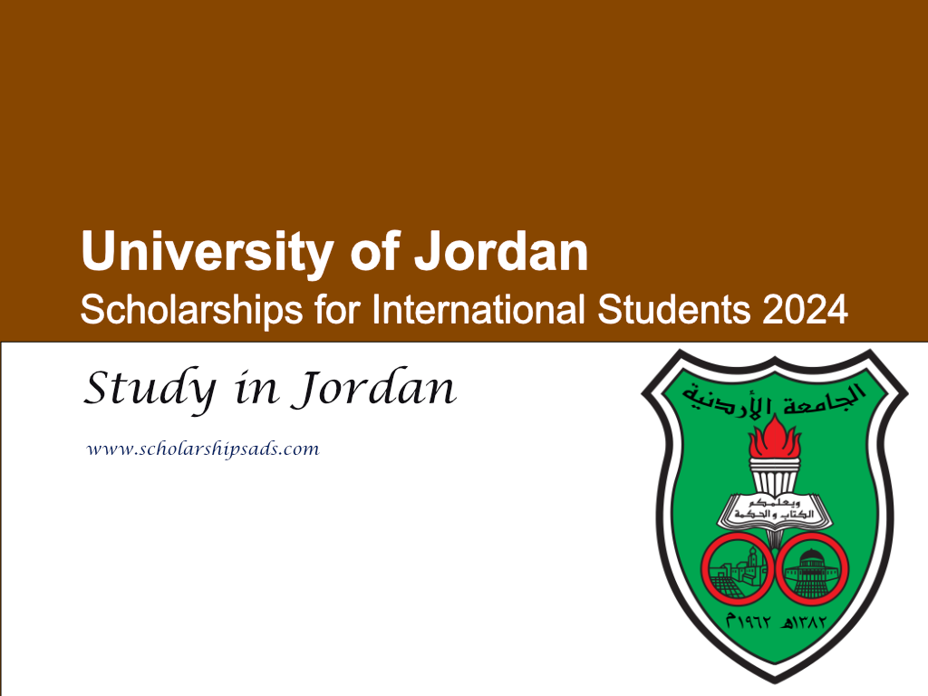 The University of Jordan Scholarships for International Students 2024