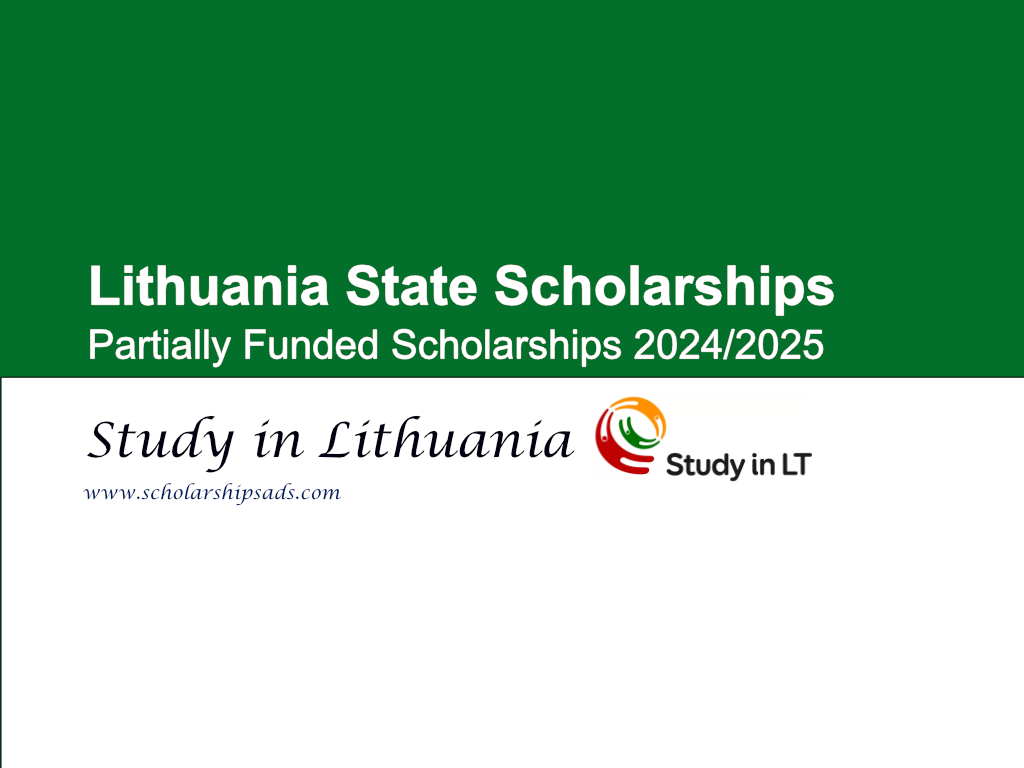 Lithuania State Scholarships 2024-2025.