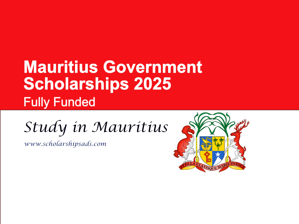 Mauritius Government Scholarships 2025 (Fully Funded)