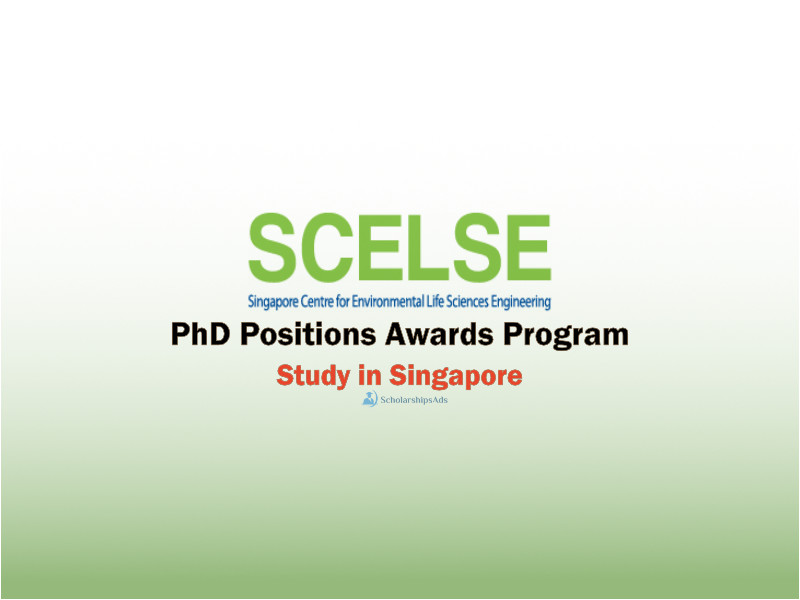 SCELSE PhD Scholarship Program in Singapore