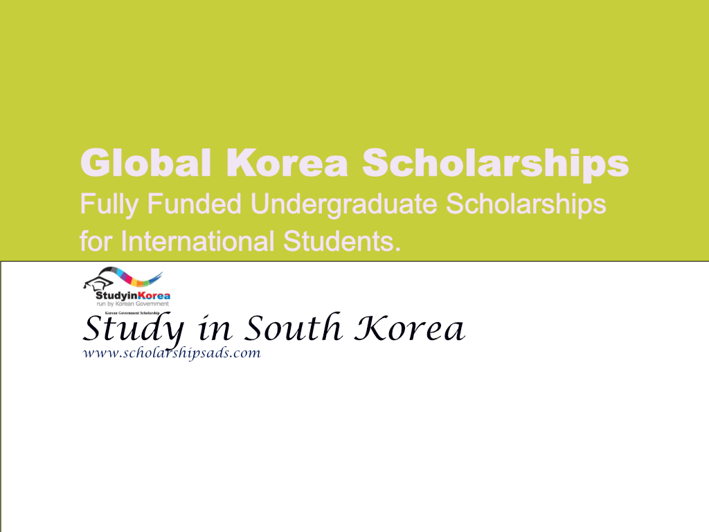 GKS Korean Government Undergraduate Scholarship News 2024-25. (Fully Funded)