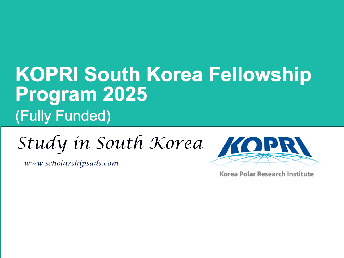 KOPRI South Korea Fellowship Program 2025 (Fully Funded)