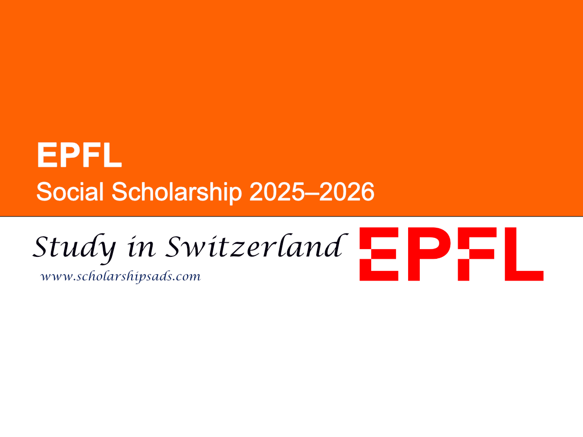 EPFL Switzerland Social Scholarship 2025–2026