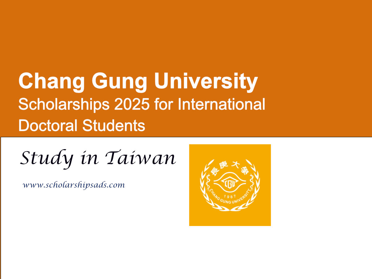 Chang Gung University Taiwan Scholarships 2025