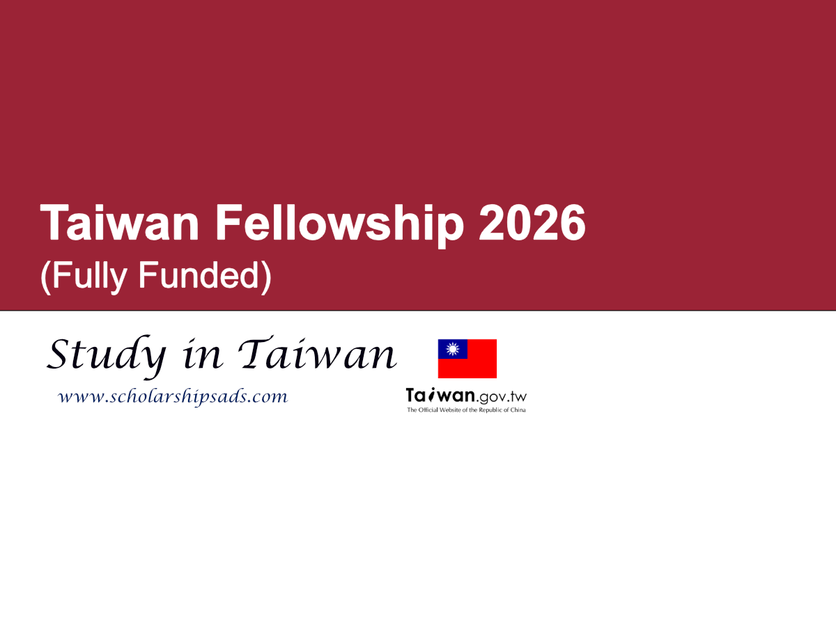 Taiwan Fellowship 2026 (Fully Funded)