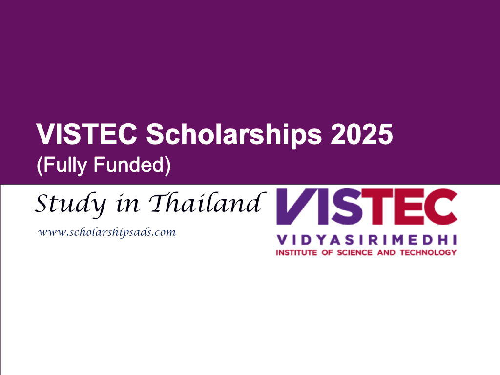 VISTEC Thailand Scholarships 2025 (Fully Funded)