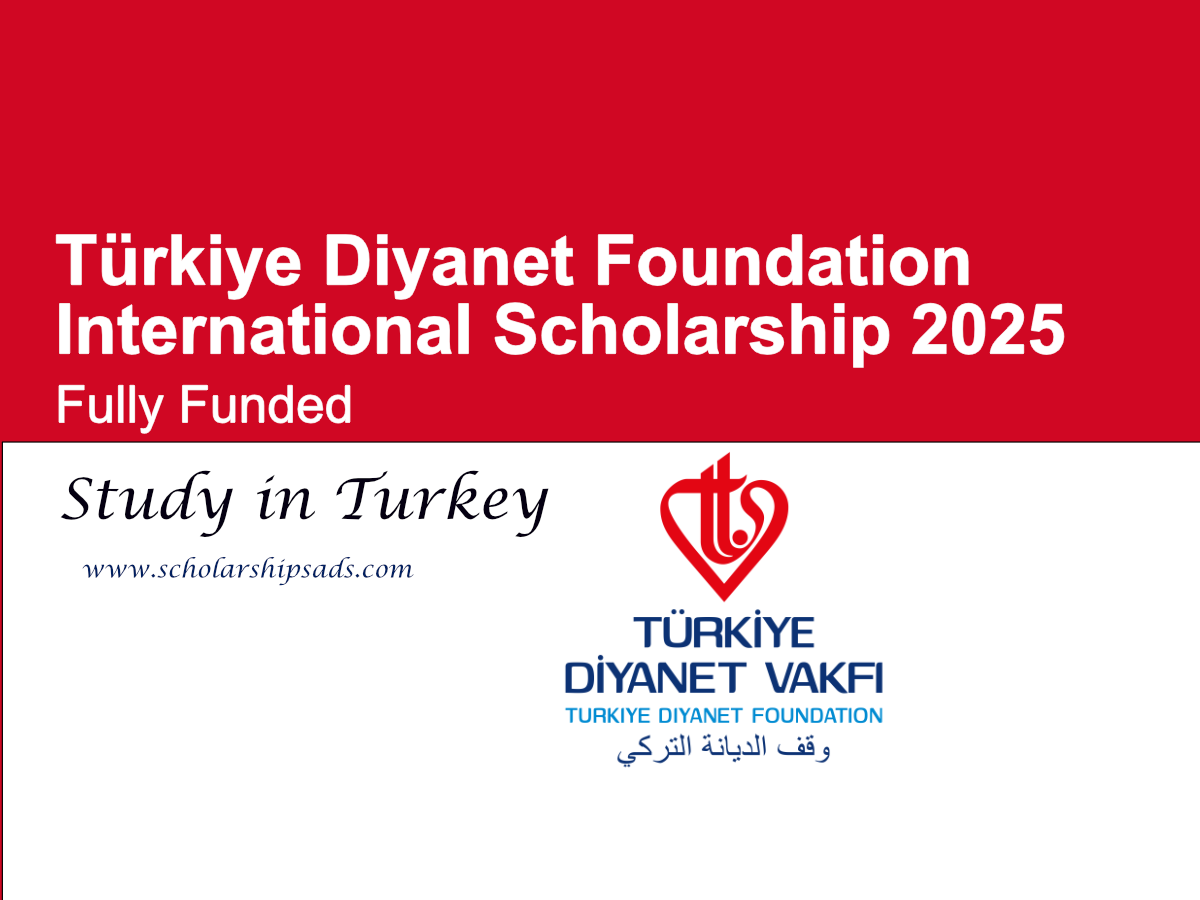 Türkiye Diyanet Foundation (TDV) International Scholarship 2025 (Fully Funded)